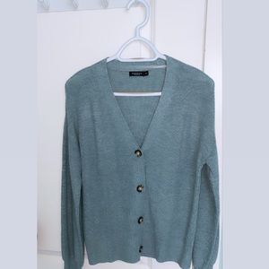 This is a Button Down Drop Shoulder Cardigan, originally bought at Reitmans.